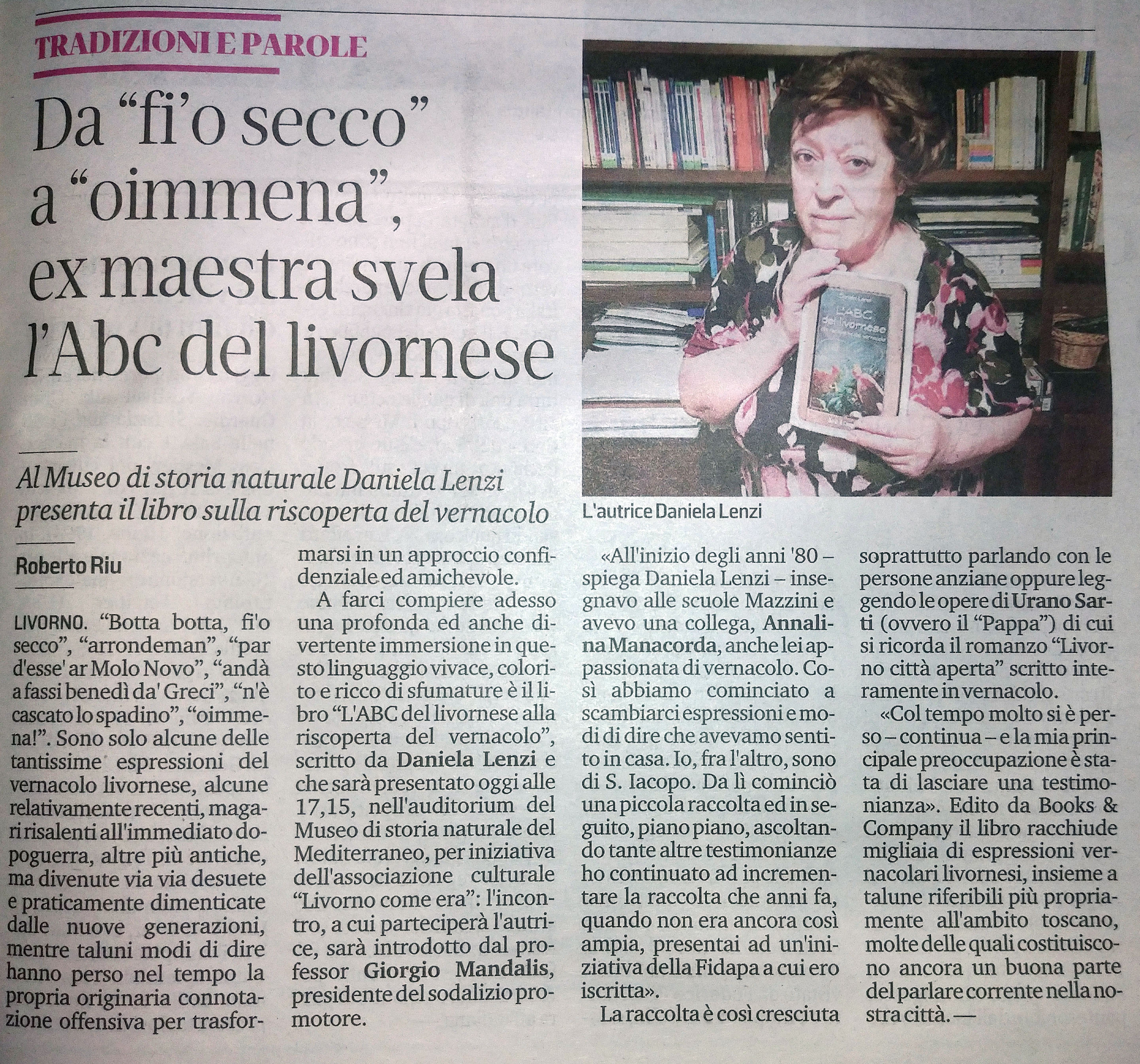 ARTICOLO ANNUNCIO PRESENTAZIONE